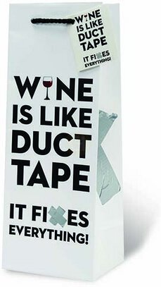 Wine Is Like Duct Tape Gift Bag