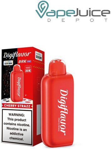Cherry Strazz Digi Flavor Brk 20k Pod