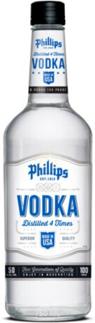 Phillips Vodka 100 Proof Trav