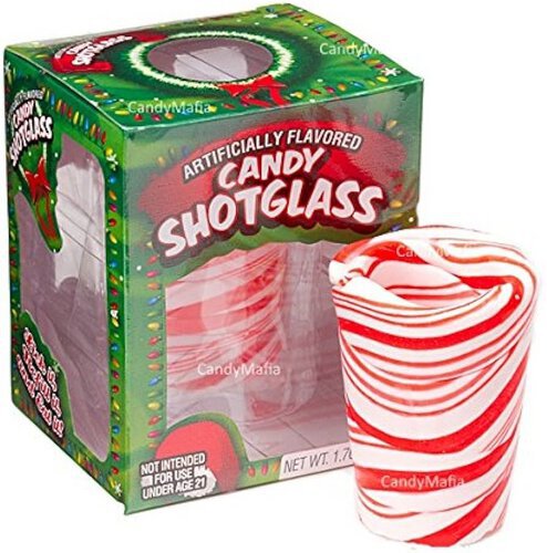 Candy Shot Glass Peppermint Flavor