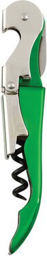 Truetap Metalic Green Double Hinged Corkscrew