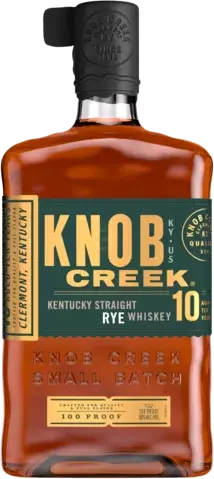 Knob Creek 10 Year Old Rye Whiskey