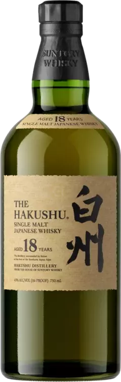 Hakushu 18 Year Old Single Malt Japanese Whisky - Wine at 79