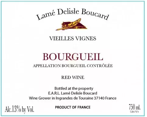 LAME DELISLE BOUCARD BOURGUEIL VIELLES VIGNES 2022 750ML