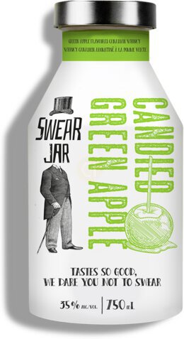 Swear Jar Candied Green Apple Canadian Whisky
