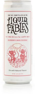 Liquid Fables The Town Mouse & The Country Mouse Gin With Blueberries & Basil