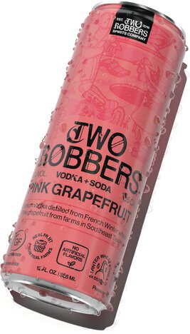Two Robbers Pink Grapefruit Vodka Soda Rtd