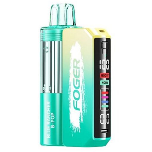 foger blue rancher b-pop flavor B Pop 30k Flavor:Kiwi Strawberry premium blue lotus extract Ruby Green Flum Mello