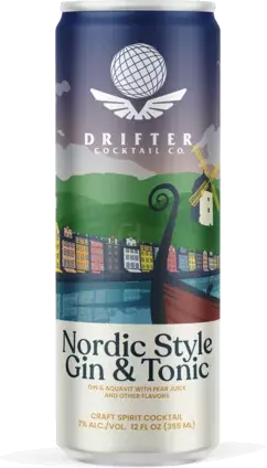 Drifter Spirits Nordic Gin And Tonic Rtd