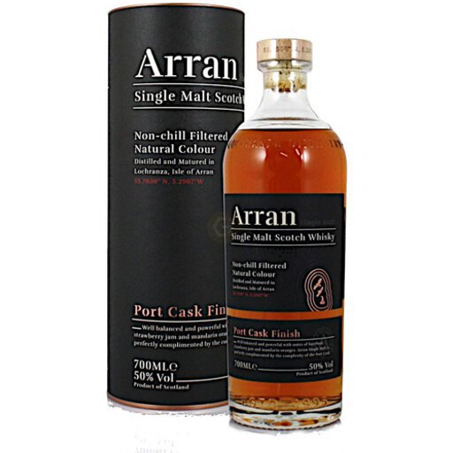 Arran Single Malt Scotch Port Cask 700ML - Vintage Wine and
