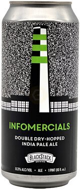 Blackstack Brewing Infomercials Ddh Double IPA Cans