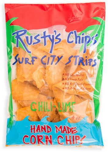 Rusty's Chili Lime Hand Made Corn Chips