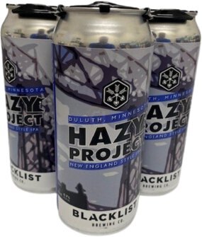 Blacklist Brewery Haze Project IPA Cans