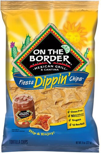 On The Border Tortilla Chips Caf Style
