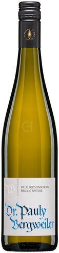 Dr Pauly Bergweiler Wehlener Sonnenuhr Riesling Spatlese