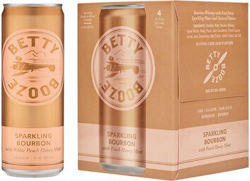 Betty Booze Rtd Cktl Spklg Bbn Peach Honey Mint Ca