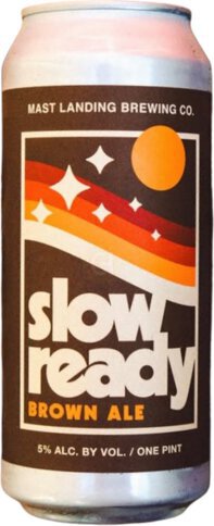 MAST LANDING SLOW READY BROWN ALE 4PK 16OZ CAN