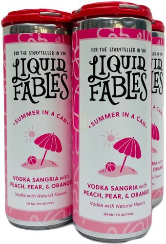 Liquid Fables Summer In A Vodka Sangria Cocktail