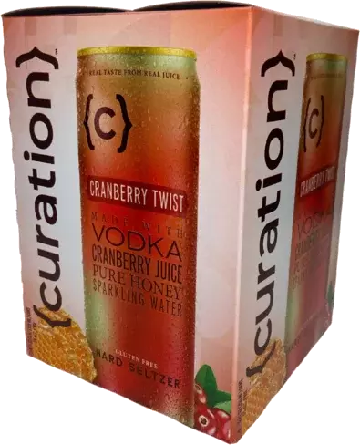 Curation Cranberry Twist Vodka Seltzer 4pc