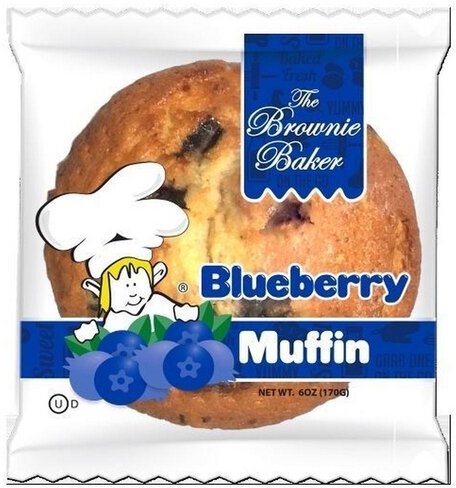 The Brownie Baker Blueberry Muffin