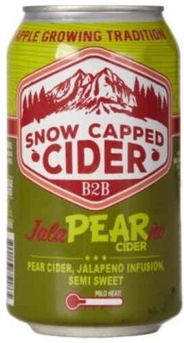 Snow Capped Jalapearno Hard Cider Colorado 4/12 Oz