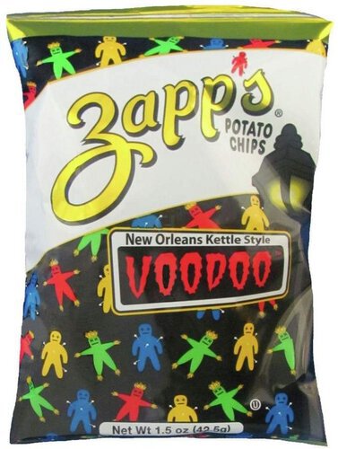 Zapps Potato Chips New Orleans Kettle Style Voodoo