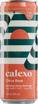 CALEXO CITRUS ROSE 5MG THC 4PK CN 12OZ