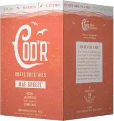 Cape Cod R Craft Cocktails Bae Breeze Vodka Grapefruit Cranberry Rtd