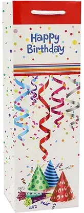 Wrap Art Gift Bag Hooray Happy Birthday