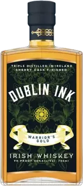 Dublin Ink Warrior's Gold Sherry Cask Finished Irish Whiskey Proof