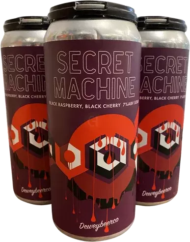 Dewey Secret Machine Cherry Blk Raspberry 6/4/16oz Ca