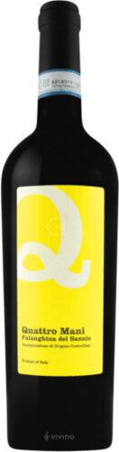 Quattro Mani 4 Hands Falanghina Del Sannio Italian White Wine