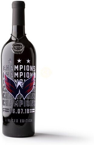 Washington Capitals Logo Blend Etched