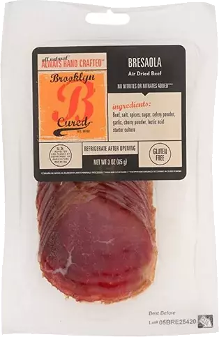 Brooklyn Cured Bresaola Air Dried Beef Sliced