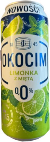 Okocim Brewery Lime Mint Radler Non Alcoholic