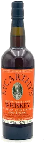 Mccarthy's Oregon Whiskey Years Old Px Sherry Cask Finish Oregon Single Malt Whiskey