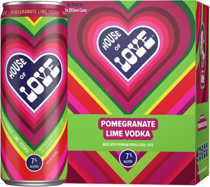 House Of Love Pomegranate Lime Vodk