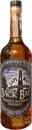 Cape May Distillery Back Bay Straight Bourobon Whiskey