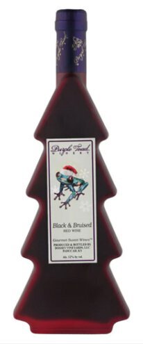 Pur Toad Xmas Tree Painted Black & Bruised