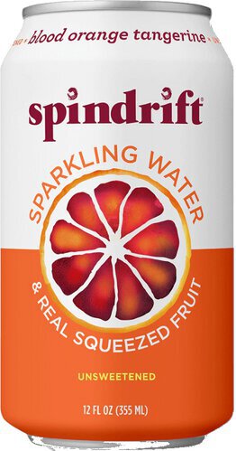 Spindrift Sparkling Blood Orange Tangerine N A