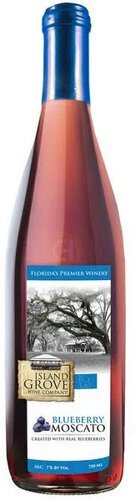 Island Grove Blueberry Moscato Wine
