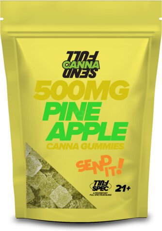 Fullsend Canna Gummy Pineapple 500mg