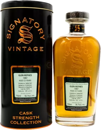 Signatory Glen Rothes Years Single Malt Scotch Whisky Cask Strength