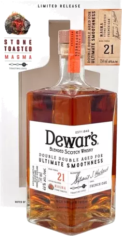 Dewars Year Magma Stone Toasted French Oak Double Aged Scotch Limit 1 Per Customer