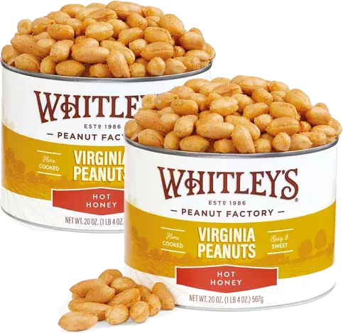 Whitneys Peanut Factory Hot Honey Peanuts