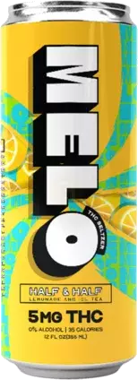 Melo Half & Half Lemonade Iand Iced Tea Seltzer Thc 5mg Cbd 6p