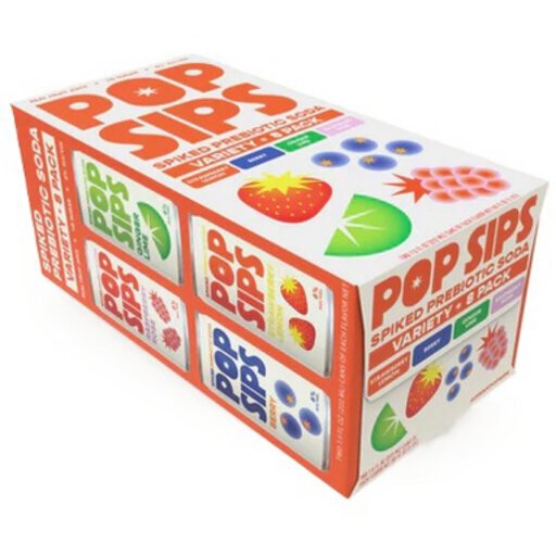 Pop Sips Spiked Prebiotic Soda Variety Pack 7.5OZ - ShopRite Wines
