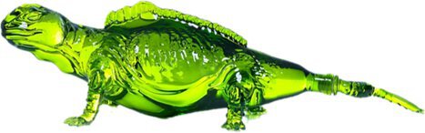 Don Chinito Tequila Reposado Green Red Lizard