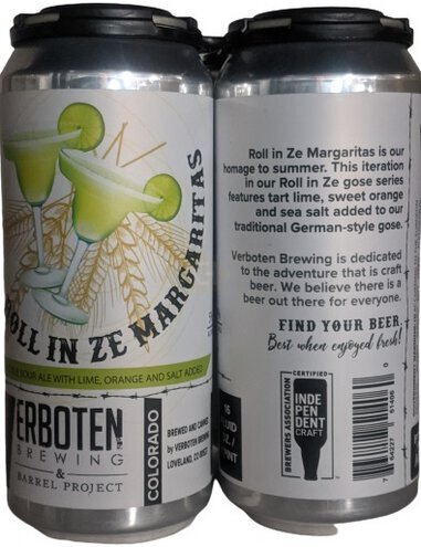 Verboten Roll En Ze Margarita Sour 4pkc