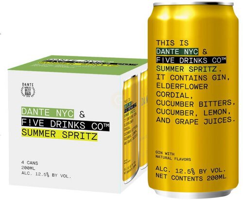 Dante Nyc Five Drink Summer Spritz 4 Pack